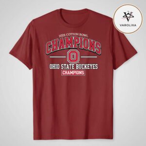 Ohio State Buckeyes 2025 NCAA Cotton Bowl Champiosn CFP NFL Season Unisexx T-Shirt