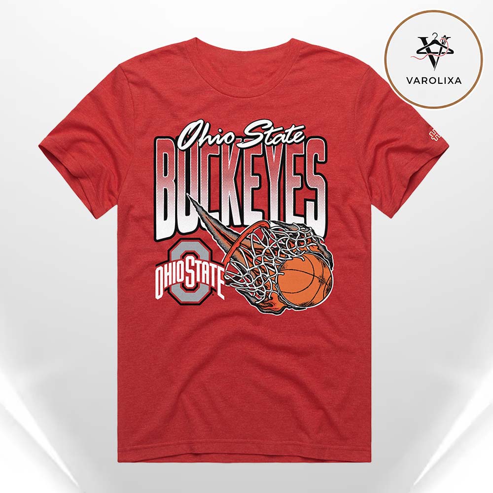 Ohio State Buckeyes Basketball Homage Net NBA Unisex T-Shirt Ohio State Buckeyes Basketball Homage Net NBA Unisex T-Shirt