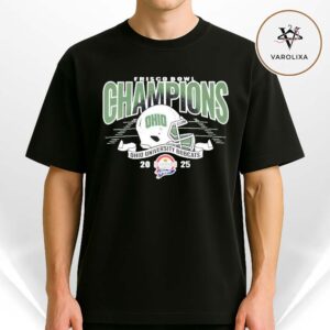 Ohio University Bobcats Football 2025 Scooter’s Coffee Frisco Bowl Champions Unisex T-Shirt
