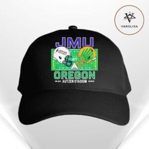 Oregon Ducks Vs JMU Dukes 2025 College Football Playoff Autzen Stadium December 20 NFL Classic Cap Hat Snapback