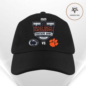 Penn State Nittany Lions vs. Clemson Tigers 2025 Bad Boy Mowers Pinstripe Bowl Matchup Classic Cap Hat Snapback