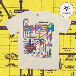 Phish At The Garden New Year’s Run 2025 Madison Square Garden NYC Unisex T-Shirt