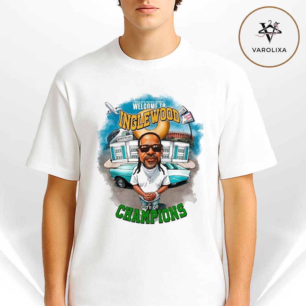 Pro Club x Mack 10 Inglewood City of Champions Unisex T-Shirt Pro Club x Mack 10 Inglewood City of Champions Unisex T-Shirt