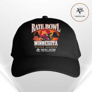 Rate Bowl 2025 Minnesota Golden Gophers Sunset Helmet Classic Cap Hat Snapback