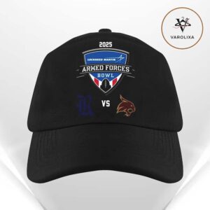 Rice Owls vs. Texas State Bobcats 2025 Armed Forces Bowl Matchup Classic Cap Hat Snapback