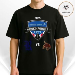 Rice Owls vs. Texas State Bobcats 2025 Armed Forces Bowl Matchup NFL Unisex T-Shirt