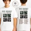 Rise Against Tour Dates Poster Spring 2026 Across USA And Canada Featuring Destroy Boys Two Sides Unisex T-Shirt