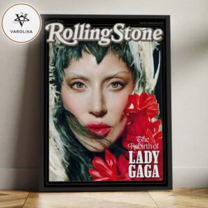 Rolling Stone Magazine The Rebirth Of Lady Gaga Cover February March 2026 Home Decor Poster Canvas