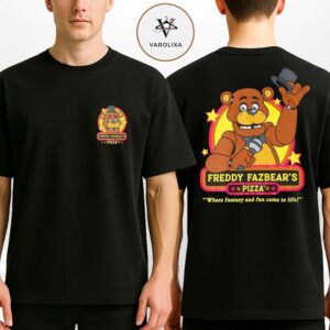 Roosevelts x Five Nights at Freddy’s RSVLTS Freddy Fazbears Pizza Back Two Sides Unisex T-Shirt