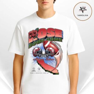 Rose Bowl Game 2026 Alabama Crimson Tide Vs Indiana Hoosiers Vintage Matchup On January 1 2025 Unisex T-Shirt
