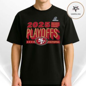 San Francisco 49ers 2025 NFL Playoffs Ready Unisex T-Shirt