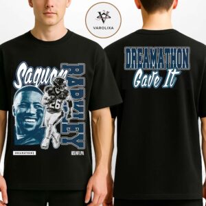Saquon Barkley Philadelphia Eagles Dreamathon NFL 2025 Season Teal Highlight Edition Two Sides Unisex T-Shirt