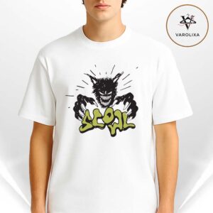 Scowl Cartoon Wolf Are We All Angels Unisex T-Shirt