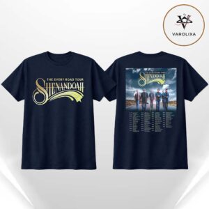 Shenandoah Music Poster At The Every Road Tour In United States On 2025 Official Tour Dates Two Sides Unisex T-Shirt