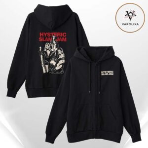 Slam Jam x Hysteric Glamour Eurocrime Hysteric Woman Graphic Zip Hoodie