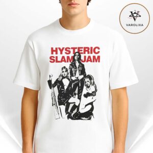 Slam Jam x Hysteric Glamour Eurocrime Raglan Graphic 2025 Unisex T-Shirt
