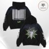 Slipknot x Welcome Nonagram Zip Hoodie Black Metal Symbol Graphic Heavyweight Two Sides Print