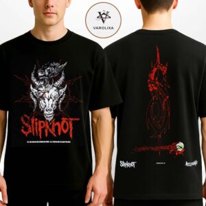 Slipknot x Welcome Spit It Out Two Sides Graphic Tee Distressed Goat Artwork Metal Band