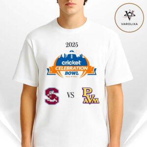 South Carolina State Bulldogs Vs Prairie View A&M Panthers 2025 Celebration Bowl Unisex T-Shirt