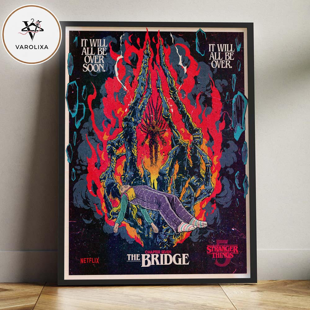 Stranger Things 5 Chapter Seven The Bridge Dark Horror Fan Art 2025 Home Decor Poster Canvas Stranger Things 5 Chapter Seven The Bridge Dark Horror Fan Art 2025 Home Decor Poster Canvas
