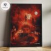 Stranger Things 5 This Is Not Over Vol 2 Dark Red Character Focus Fan Art 2025 Home Decor Poster Canvas