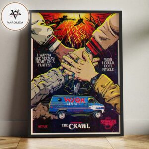 Stranger Things Season 5 x Butcher Billy The Crawl Home Decor Poster Canvas