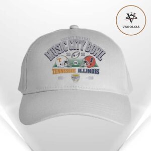 Tennessee Volunteers Vs Illinois Fighting Illini 2025 Liberty Mutual Music City Bowl 2-Team Classic Cap Hat Snapback