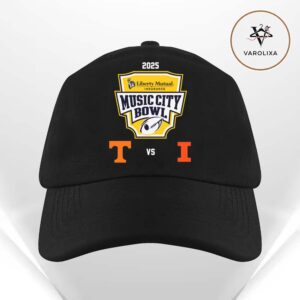 Tennessee Volunteers vs. Illinois Fighting Illini 2025 Music City Bowl Matchup Classic Cap Hat Snapback