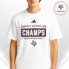 Texas A&M Aggies Women’s Volleyball Champion White 2025 Volleyball National Champions Locker Room Two Sides Unisex T-Shirt