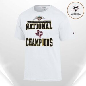 Texas A&M Aggies Women’s Volleyball Champion White 2025 Volleyball National Champions Locker Room Two Sides Unisex T-Shirt