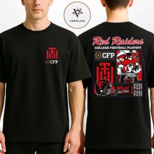 Texas Tech Red Raiders 2025-2026 CFP Crew All Yall NFL Bowl Season Two Sides Unisex T-Shirt