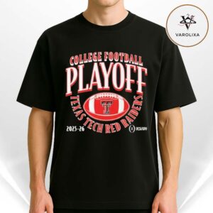 Texas Tech Red Raiders 2025-26 College Football Playoffs Curve Unisex T-Shirt