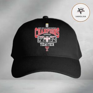 Texas Tech Red Raiders 2025 Big 12 Champions Score Classic Cap Hat Snapback
