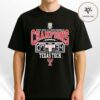 Texas Tech Red Raiders 2025 Big 12 Conference Football Champions Mascot Unisex T-Shirt Texas Tech Red Raiders 2025 Big 12 Conference Football Champions Mascot Unisex T-Shirt