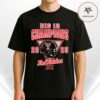 Texas Tech Red Raiders 2025 Big 12 Conference Football Champions Mascot Unisex T-Shirt Texas Tech Red Raiders 2025 Big 12 Conference Football Champions Mascot Unisex T-Shirt