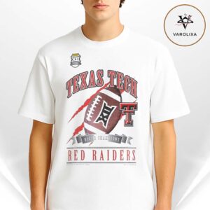 Texas Tech Red Raiders 2025 Big 12 Football Champions Locker Room Unisex T-Shirt