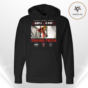 Texas Tech Red Raiders ESPN x CFP Window 2025-2026 Unisex Hoodie