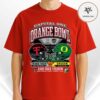 Texas Tech Red Raiders Vs Oregon Ducks 2025 Orange Bowl Dueling Helmets vs. Oregon NFL Season Unisex T-Shirt