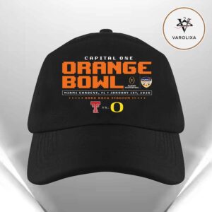 Texas Tech Red Raiders Vs Oregon Ducks 2026 Orange Bowl Matchups Duck Hunt At Hard Rock Stadium In Miami Gardens FL On January 1st 2026 Classic Cap Hat Snapback