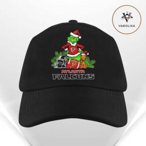 The Grinch And Max Atlanta Falcons Christmas Helmet Items Classic Cap Hat Snapback