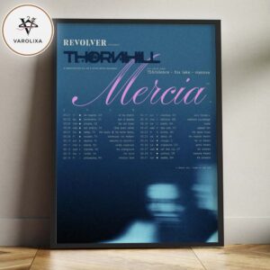 Thornhill Mercia Tour Poster In United States And Canada On 2026 Metalcore Tour Dates Artwork Home Decor Poster Canvas
