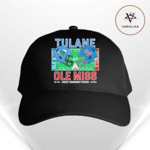 Tulane Green Wave vs Ole Miss Rebels 2025 College Football Playoff Vaught Hemingway Stadium December 20 Classic Cap Hat Snapback