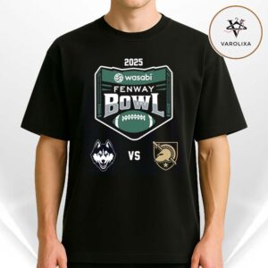 UConn Huskies vs. Army Black Knights 2025 Fenway Bowl Matchup NFL Unisex T-Shirt