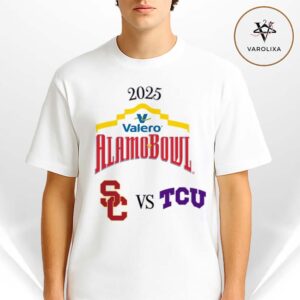 USC Trojans Vs TCU Horned Frogs 2025 Valero Alamo Bowl Matchup Unisex T-Shirt