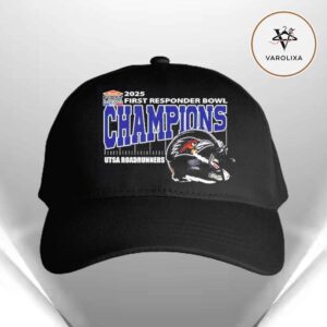 UTSA Roadrunners Football Are First Responder Bowl Champions 2025 Helmet Classic Cap Hat Snapback