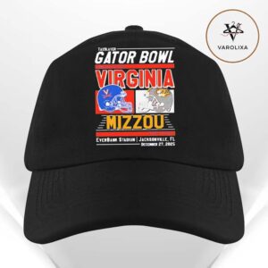 Virginia Cavaliers Vs Missouri Tigers 2025 Gator Bowl Helmets Classic Cap Hat Snapback