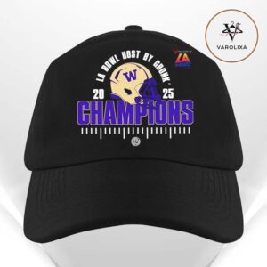 Washington Huskies The Bucked Up LA Bowl Hosted By Gronk Champions NCAA Football 2025 Classic Cap Hat Snapback