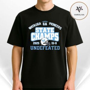 Watauga Pioneers 2025 6A State Champs Undefeated Unisex T-Shirt