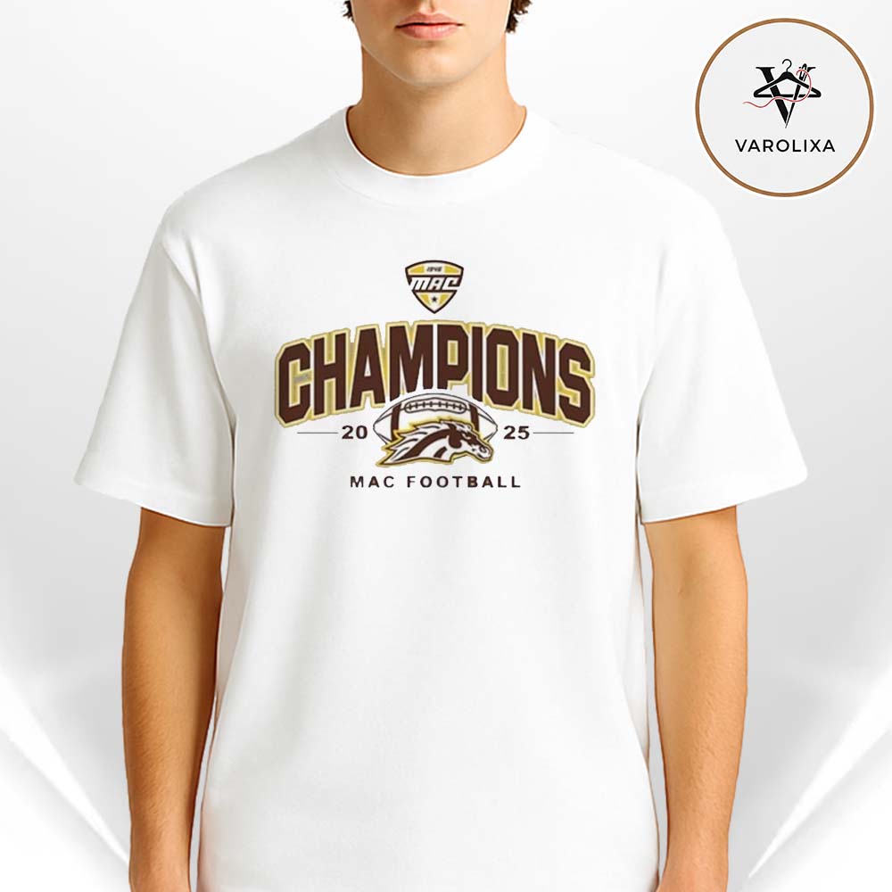 Western Michigan Broncos 2025 MAC Champions Unisex T-Shirt Western Michigan Broncos 2025 MAC Champions Unisex T-Shirt