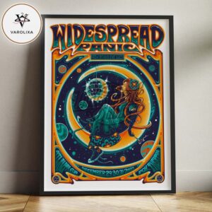Widespread Panic Music Poster At Fox Theatre In Atlanta GA On December 29 30 31 2025 New Years Eve Artwork Art By Helen Kennedy Home Decor Poster Canvas